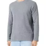 s.Oliver Herren 2135729 T-Shirt langarm, Grau
