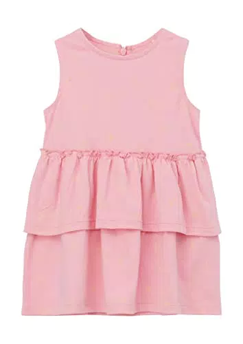 s.Oliver Junior Baby Girls 2130669 Stufenkleid mit Volants und Print