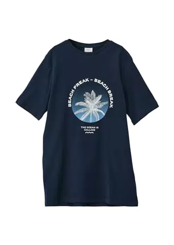 s.Oliver Junior Jungen 2145784 T-Shirt, blau 5952