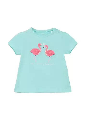 s.Oliver Mädchen 2142939 T-Shirt, türkis, 68
