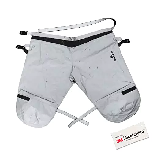 Salzmann Wasserfeste Beinbedeckung - Reflektierende Regenhose für Radfahrer - Hergestellt mit 3M Reflektierendem Material