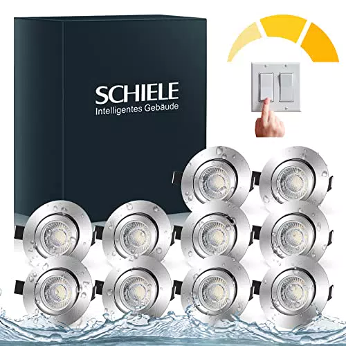 Schiele LED Einbaustrahler Einbauleuchten Flach Spots 230V