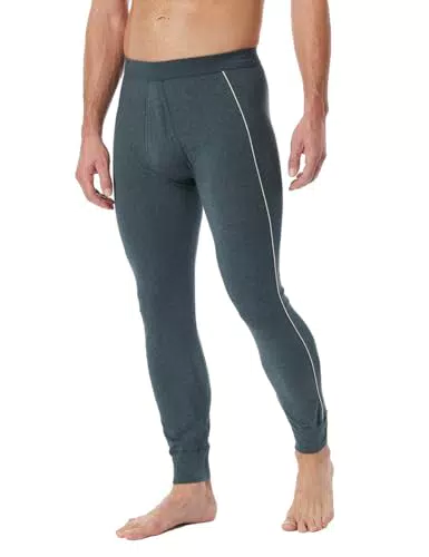 Schiesser Herren Lange Unterhose mit Eingriff Bio Baumwolle-Comfort Fit Unterwäsche
