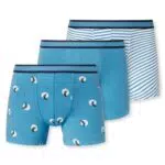 Schiesser Jungen 3 Pack Boxershorts-95/5 Organic Bio Baumwolle-Größe 92 bis 140 Unterwäsche