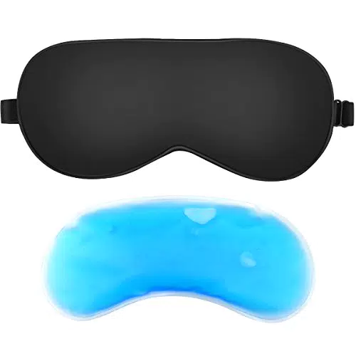 Schlafmaske mit Kühlkissen, Color You Schalfbrille Augenmaske kühlend Kühlmaske Augen Maske Schlaf für Damen und Herren