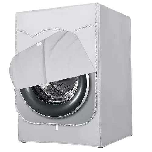 SCHYIDA Waschmaschine Abdeckung Wasserdicht Waschmaschinenabdeckung Abdeckung für Toplader Waschmaschine Wäschetrockner Abdeckung Waschmaschinengehäuse 85cm * 60cm * 60cm