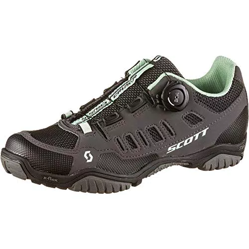 SCOTT Damen Sport Crus-R Boa Lady Fahrradschuh, Dark Grey/Mint Green