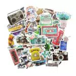 Scrapbooking sticker set scrapbook zubehör vintage stickers fotoalbum aufkleber scrapbook journaling zubehör laptop sticker scrapbooking retro aufkleber vintage retro