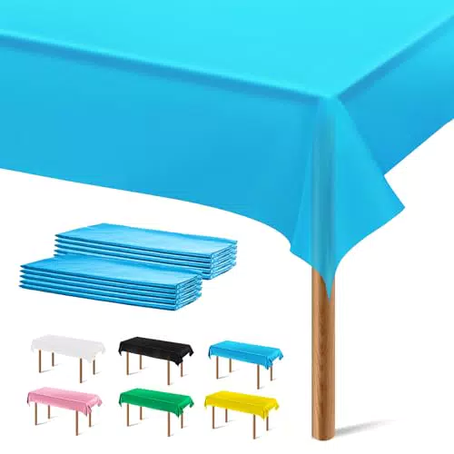 Segus Tischdecke Blau, 10 Stück Tischdecke Geburtstag
