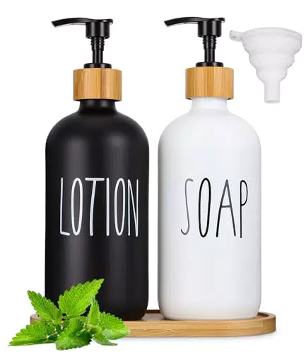 Seifenspender Küche Set, 2 Stücke Shampoo Spender Soap Dispenser