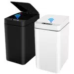 Sensor Mülleimer 12L 2er Set - Automatik Touchless Mülleimer mit Smart Sensor für Bad Büro Küche