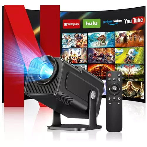 Seseno Beamer, Mini Projektor, 4K FHD 1080P Tragbarer Projektor