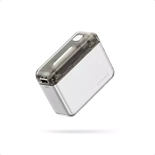 SHARGE Flow Powerbank von Shargeek, 10000mAh Kleinstes Mini Power Bank mit 20W USB-C Schnellladung