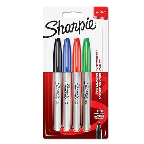 SHARPIE Permanent Marker, Marker Stifte mit feiner Spitze