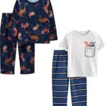 Simple Joys by Carter's Jungen 4-Piece Poly Pajamas Pyjama-Set