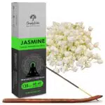 Simply Vedic Jasmin-Räucherstäbchen 250 Gramm, Dauert 60 Minuten