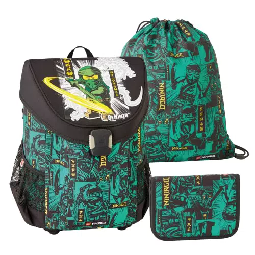 SKANDO BAGS Lego - Jungen Easy Schulranzenset 3tlg. - NINJAGO