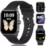 Smartwatch Damen Herren - 1.85 HD-Display Smart Watch IP68 Wasserdicht mit Bluetooth Anrufe