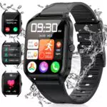 Smartwatch Herren Damen mit Telefonfunktion, 1.83 HD Touchscreen