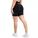 SMILODOX Shorts Damen - Maria Solid Scrunch Kurze Hose - Shaped Fit Sporthose