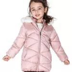 SOLOCOTE Mädchen Wintermäntel mit Kapuze Sherpa gefüttert Leichte Jacke Dick Warm Puffy Wasserdicht Winddicht Baumwolle Glänzende Jacken Rosa 11-12 Jahre