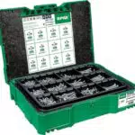 SPAX Box Systainer T-Loc I Montagekoffer mit Schrauben in 12 Abmessungen zur Aufbewahrung und Transport 5000009172009