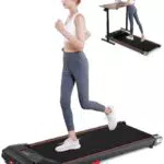 Sperax Walking Pad Laufband für Zuhause 1-6 KMH Eignet Sich für den Gebrauch bei der Arbeit Geringe Geräuschkulisse