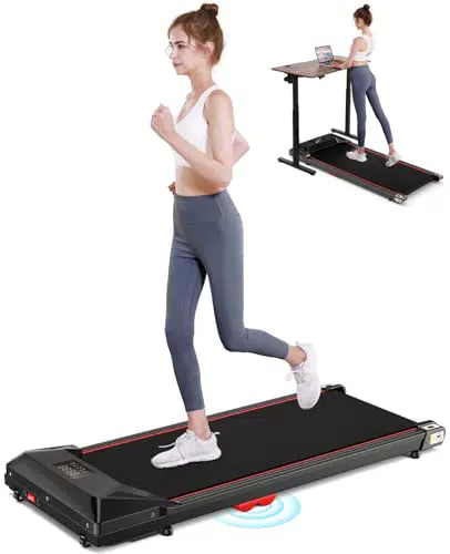 Sperax Walking Pad Laufband für Zuhause 1-6 KMH Eignet Sich für den Gebrauch bei der Arbeit Geringe Geräuschkulisse