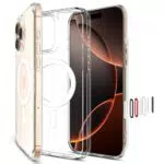 Spigen für iPhone 16 Pro Hülle Extreme Magnetkraft Ultra Hybrid T MagFit Militärschutz Case Magnetisch Handyhülle Stoßfest Kratzfest Kompatibel mit MagSafe -Weiß