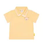 Steiff Baby - Jungen Poloshirt Kurzarm Polohemd, Blue Topaz