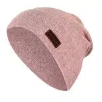 Sterntaler Baby Mädchen Beanie Baby Slouch-Beanie Struktur Mütze - Beanie Baby - aus strukturiertem Mischgewebe mit Viskose Anteil - mittelgelb