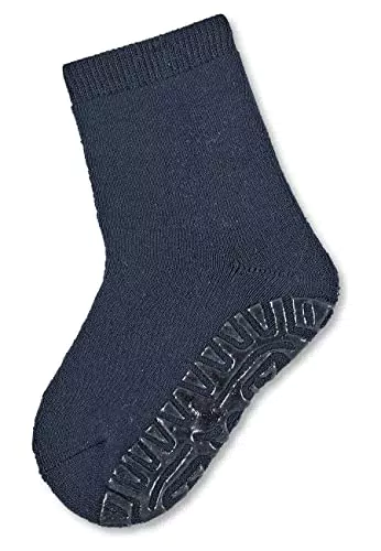 Sterntaler Fli Fli SOFT uni - Unisex Fliesen Flitzer einfarbig - warme Stoppersocken Baby mit Innenfrottee - elastische Baby und Kinder Strümpfe mit Anti-Rutsch-Sohle