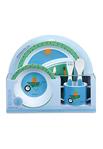 Sterntaler Geschirr-Set Emmi Girl, Teller, Schale, Löffel