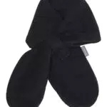 Sterntaler Unisex Baby Schal aus Microfleece Schal, anthrazit melange