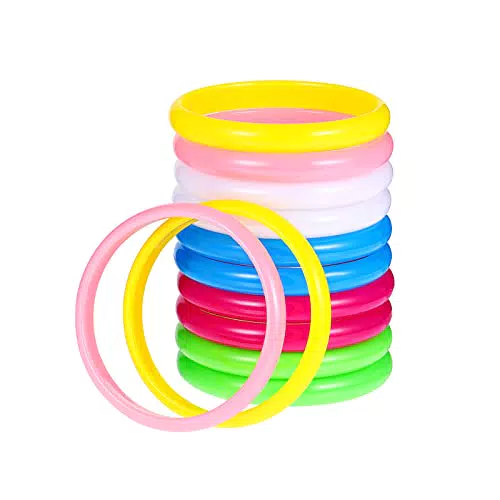 STOBOK 12 Stücke Kunststoff Armreif Armbänder Bunte Neon Armbänder Candy Farbe Kunststoff Gelee Armbänder