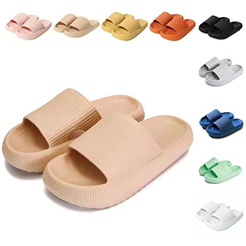 Cozyslides Original Damen Schlappen - Bequeme Badeschuhe für Damen und Herren