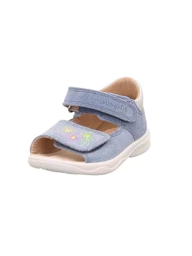 Superfit Mädchen Polly Sandale - Blau Silber
