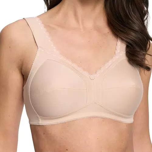Susa Damen Cotton BH, Cappuccino, 80A EU
