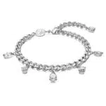 Swarovski Dextera Armband, Rhodiniertes Damenarmband mit Strahlenden Swarovski Kristallen