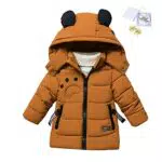 SXSHUN Jungen Winterjacke mit Abnehmbarer Kapuze Kinder Verdickte Outdoor Jacke Mädchen Wintermantel Daunenmantel Daunenjacke 86