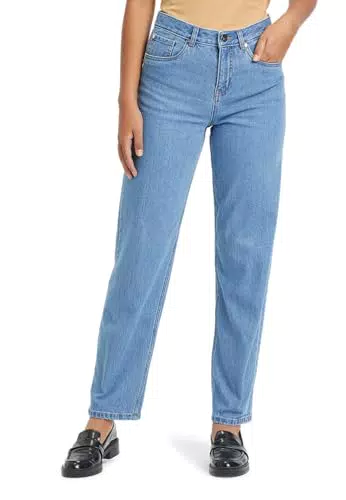 Tamaris Damen Appleton Jeans, Light Mid Blue Denim, EU