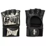 Tapout MMA Pro Fight Handschuhe aus Leder PRO MMA, Black/Ecru 960005