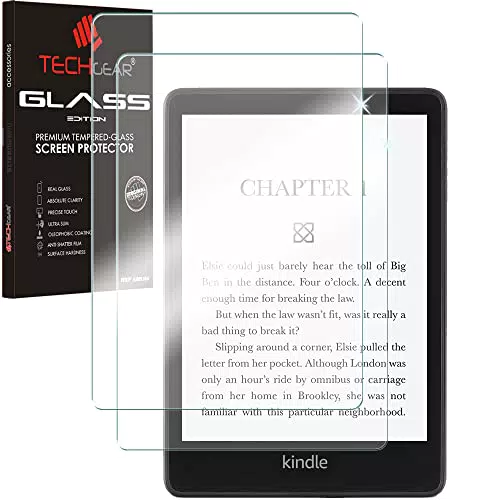 TECHGEAR 2 Stück Schutzfolie kompatibel mit Amazon Kindle Paperwhite 5 / Paperwhite Signature/Paperwhite Kids 6