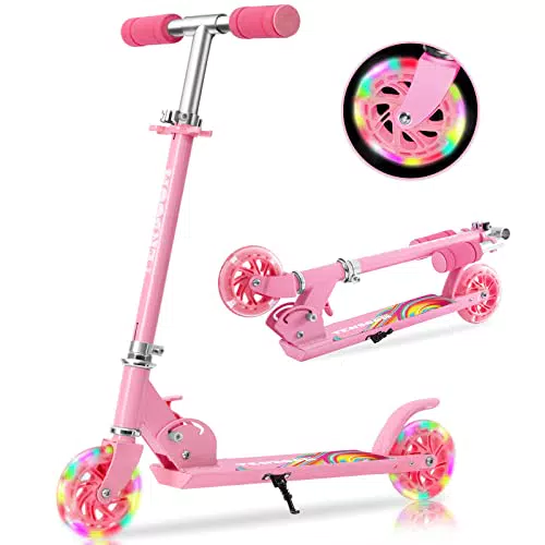 TENBOOM Roller Kinder ab 3 Jahre, 2 Räder Klappbar Scooter