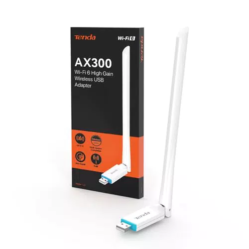 Tenda U2 AX300 Einstiegsklasse-Wi-Fi 6 WLAN Stick, USB-Adapter