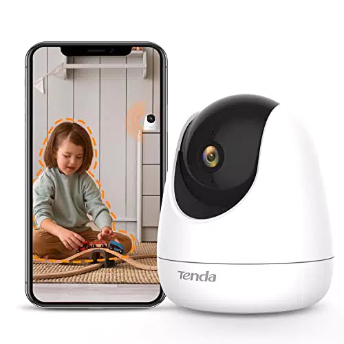Tenda CP6 2K WLAN IP Kamera mit 360° Sicht, Bewegungsmelder und 2-Wege-Audio