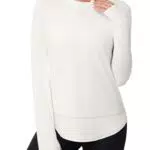 Terecey Langarmshirt Damen - Atmungsaktives UV Schutz Sportshirt mit Daumenloch
