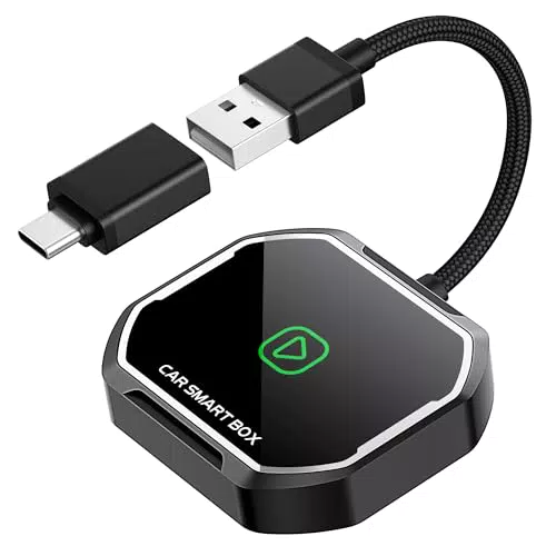 TERUNSOUl Carplay Wireless Adapter Für IOS, Wired CarPlay in Wireless CarPlay Adapter Umwandeln
