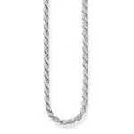 Thomas Sabo Damen Kette Kordelkette 925 Sterling Silber KE1349-001-12
