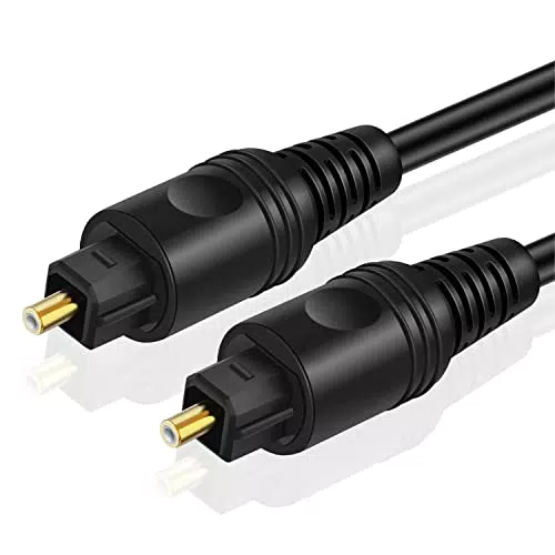 TNP Optisches Audiokabel, Toslink Kabel - 3m, Lichtleiterkabel